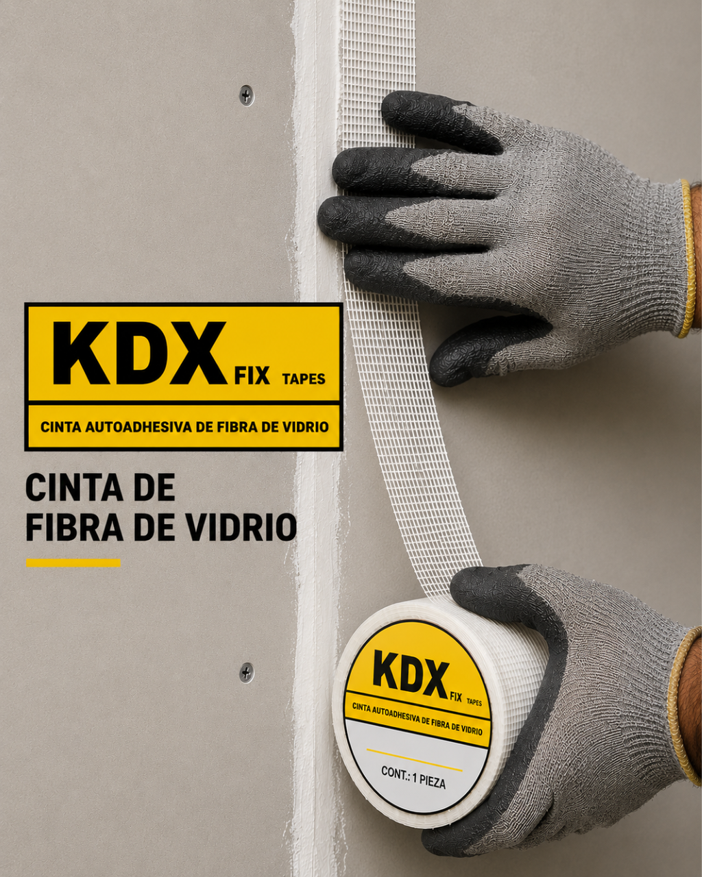 CINTA AUTOADHESIVA DE FIBRA DE VIDRIO