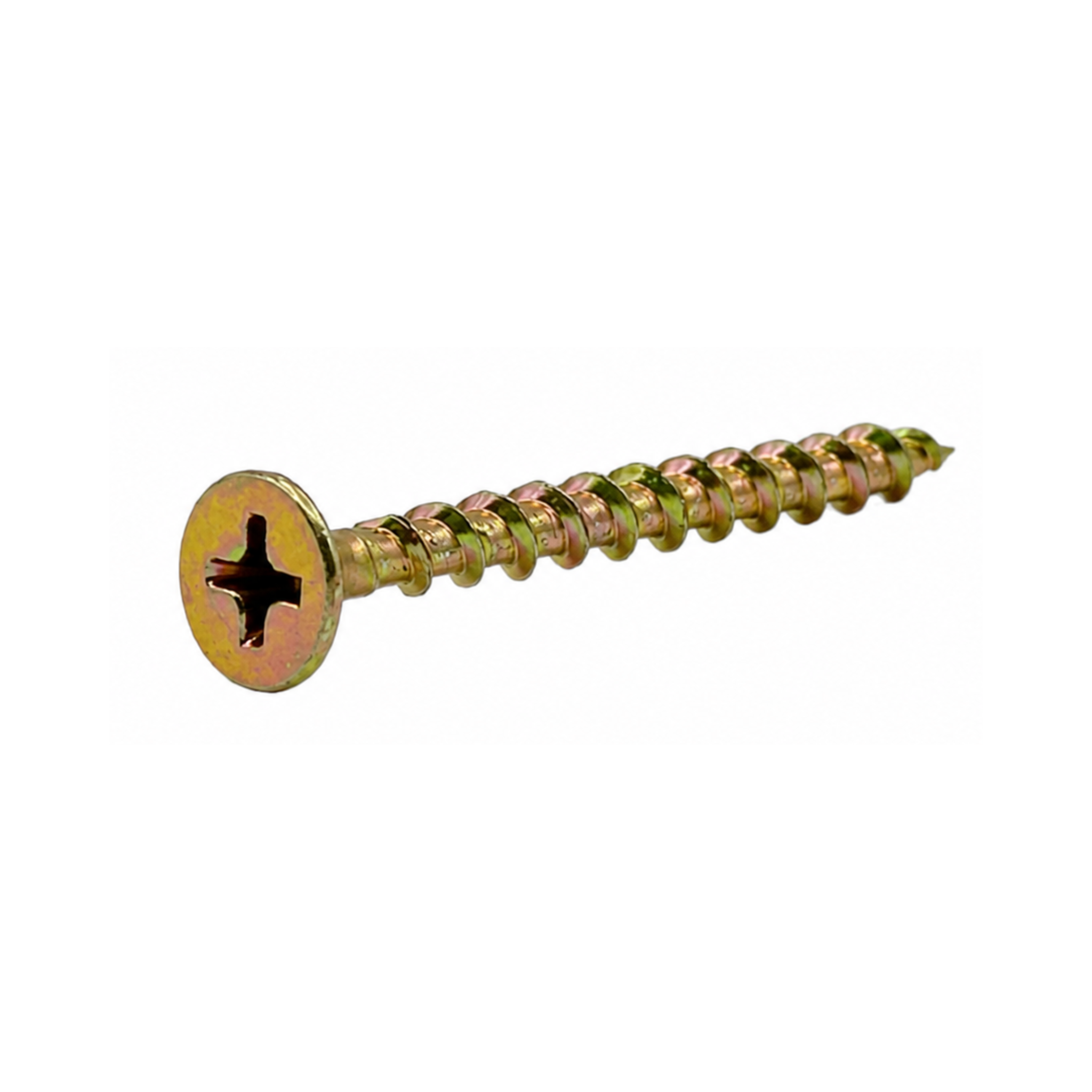 Tornillo/pija Madera Aglomerado Amarillo 6×1 Pro-plus  Bolsa 500 piezas