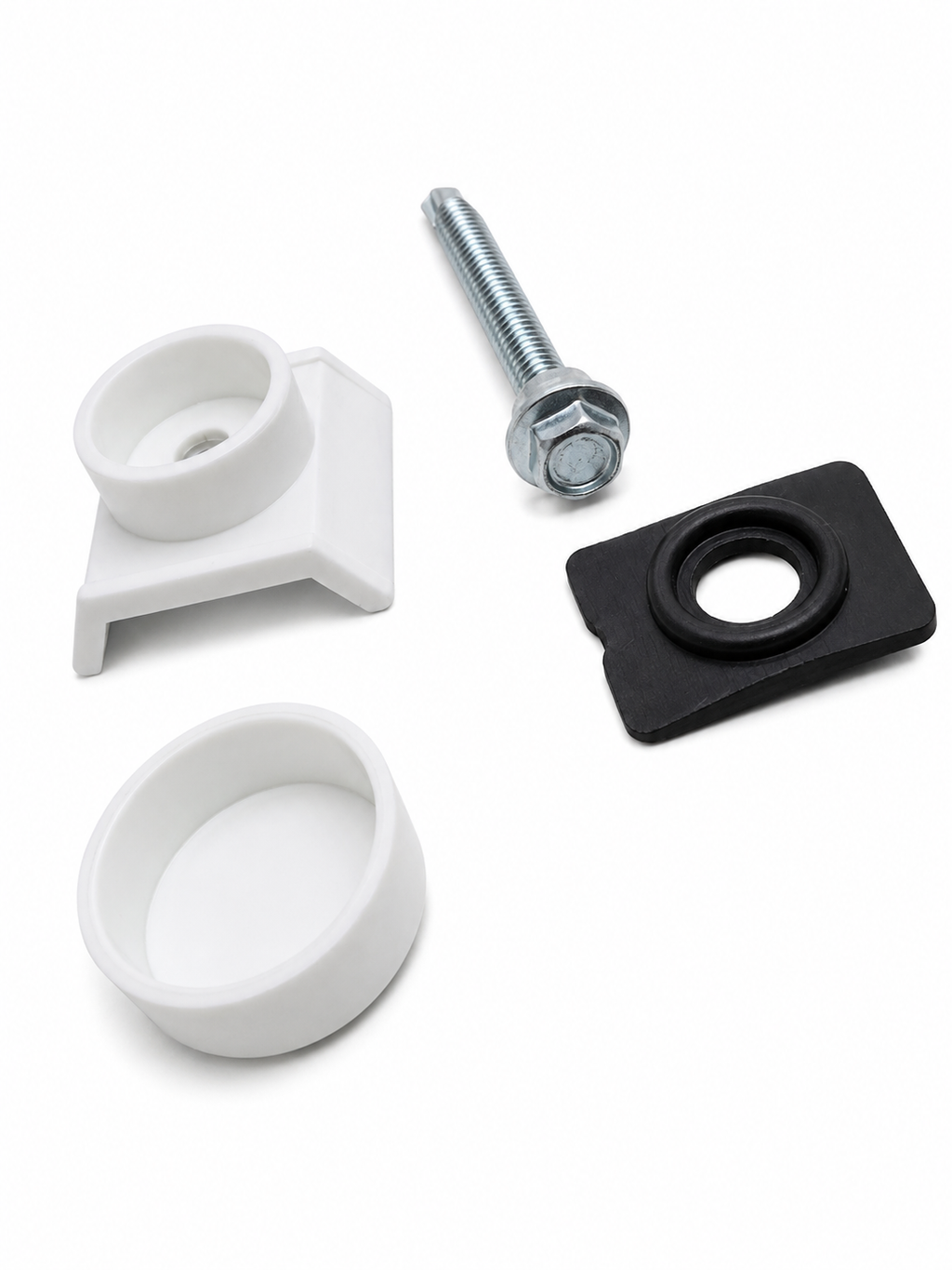 Tornillo Autoperforante 10 × 2-1/2" Cabeza Hexagonal con Sistema Impermeable para Lámina