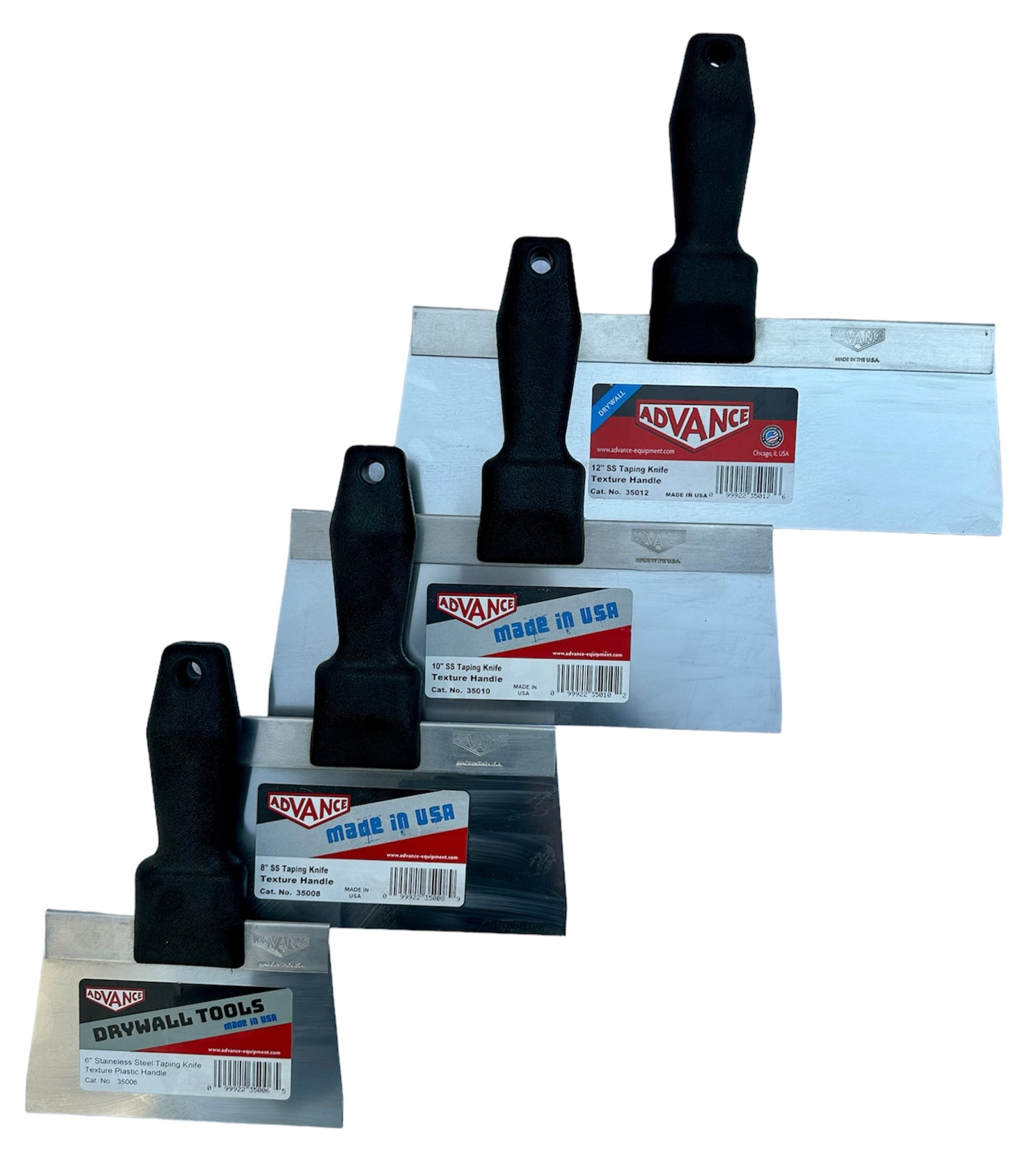 Espátula inoxidable mango texturizado – ADVANCE